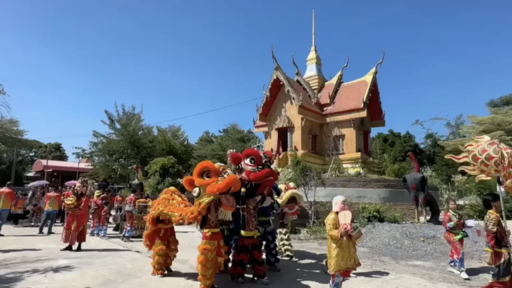 เลขเด็ดหางประทัดคณะเชิดสิงโต