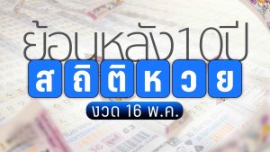 หวย 16 พ.ค. ย้อนหลัง 10 ปี