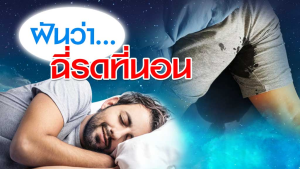 ฝันว่าฉี่รดที่นอน