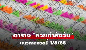 เลขเด็ดงวด 1 สิงหาคม 2568