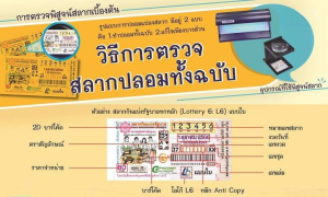 สแกนบาร์โค้ดลอตเตอรี่